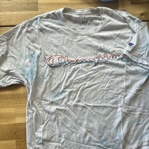 Tie die champion t-shirt